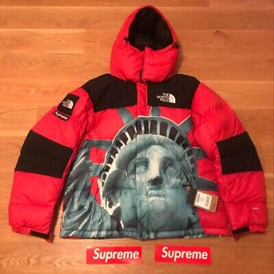 SUPREME THE NORTH FACE STATUE OF LIBERTY BALTORO JACKET RED SIZE M