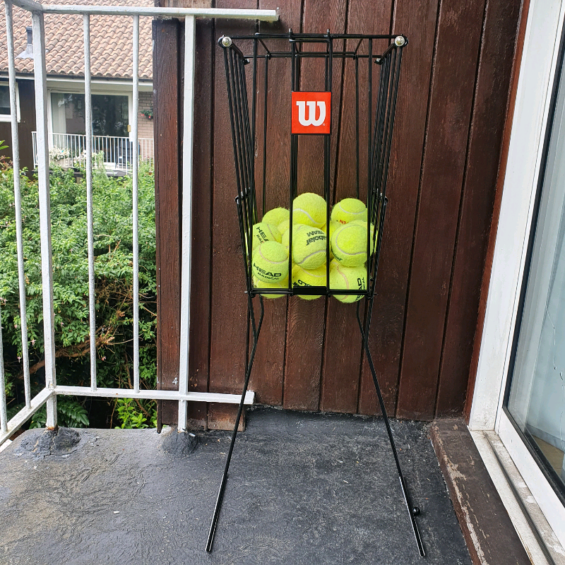 Wilson tennis ball basket with balls in North Finchley, London Gumtree