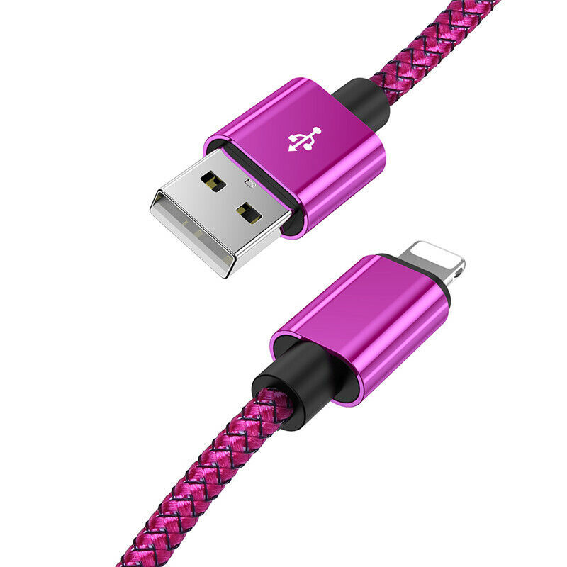 2m 3m Long USB Fast Charge Charger Cable For iPhone 14 13 12 11 7 8 6 iPad Cord