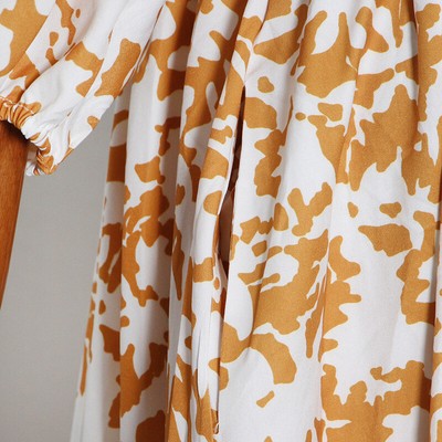 MARKENLOS DAMENKLEID ELEGANT SCHULTERN WEISS BEIGE WEICH BOHOO BÖHMISCHE 91278