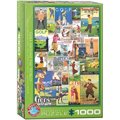 Eurographics 'Smart Cut Technology' 1000 Piece Puzzle - Golf Around the World