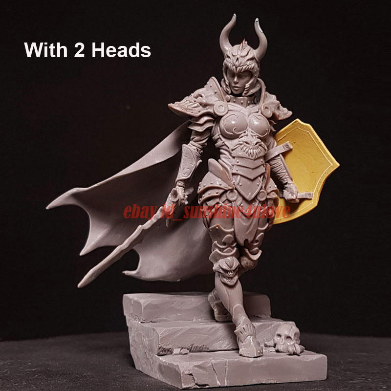 2Heads 1//24 Unpainted ADAM Figure Model Resin Unassembled Garage Kits Statue GK