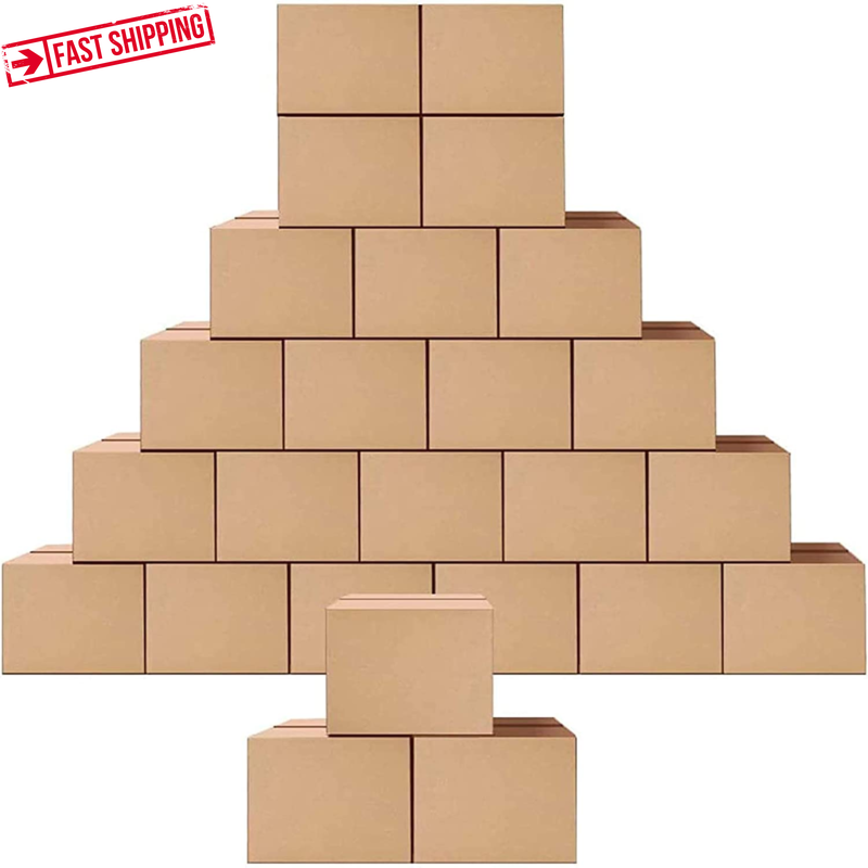Es 6x4x4 Inch Pack Of 25 Corrugated Box Mailers