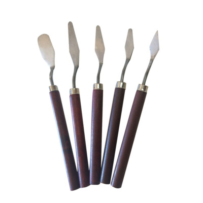 5pcs Malspachtel Farbspachtel Künstlerspachtel Spachtel Malmesser Palettenmesser