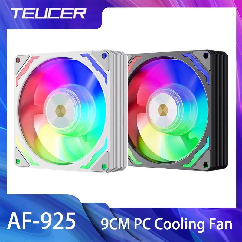 AF-925 ARGB PC Fan PC Radiator Cooling Fan 92mm ITX Computer Case Fans 9cm Chass