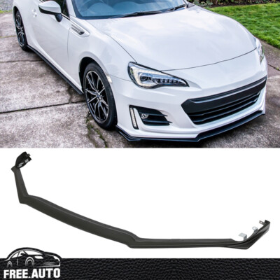 Fits 17-20 Subaru BRZ Front Bumper Lip STI Style Spoiler Splitter Unpainted - PU