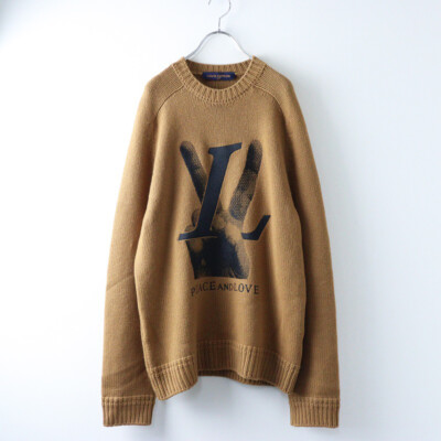 LOUIS VUITTON パッチ付きニット Monogram Mix Cashmere Crewneck - Ready-to-Wear | LOUIS VUITTON