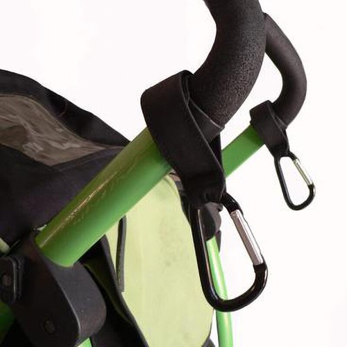 2er Kinderwagen Haken Clips für Wickeltaschen Einkaufstasche Spielzeug 