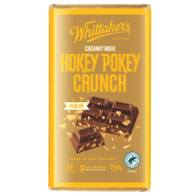 Whittaker's Hokey Pokey Crunch Chocolate Block 250g - 2 Blocks