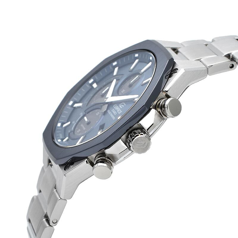 Pre-owned Casio Edifice Efs-s570ydb-2ajf Chronograph Solar Powered Watch Efs-s570ydb-2a