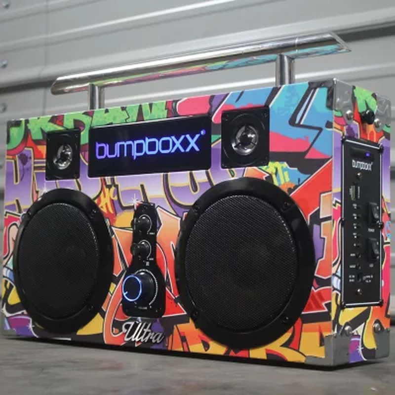Bumpboxx Ultra NYC Graffiti Retro Wireless Bluetooth Boombox