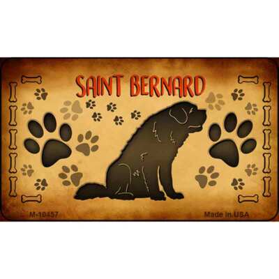 Saint Bernard Novelty Metal Magnet M-10457