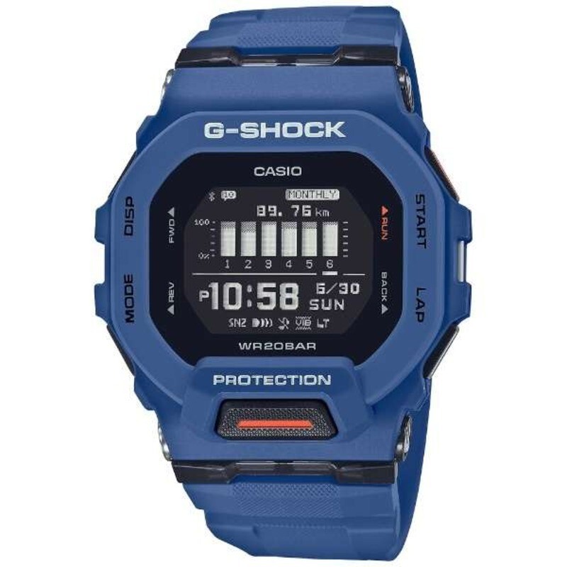 Casio G-Shock GBD-200-2JF G-Squad World Time Quartz Watch
