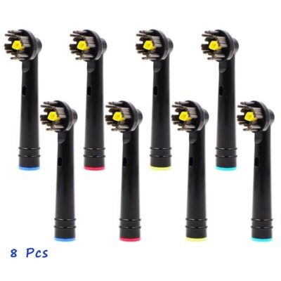 8X brush Heads for Oral B ＆ more Vitality Pro Smart Genius Electric Toothbrushes