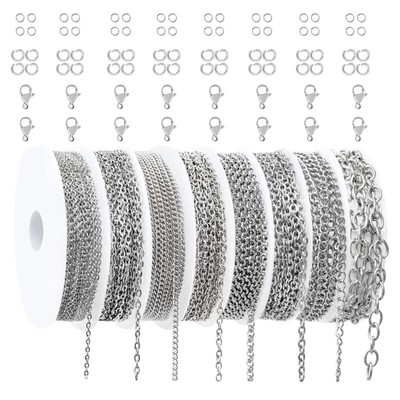 Versatile Sturdy Stainless Steel Link Chain for Daily Wear and Parties