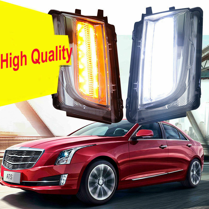 2x DRL For Cadillac ATS 20132016 Front Fog/Driving Lights Daytime