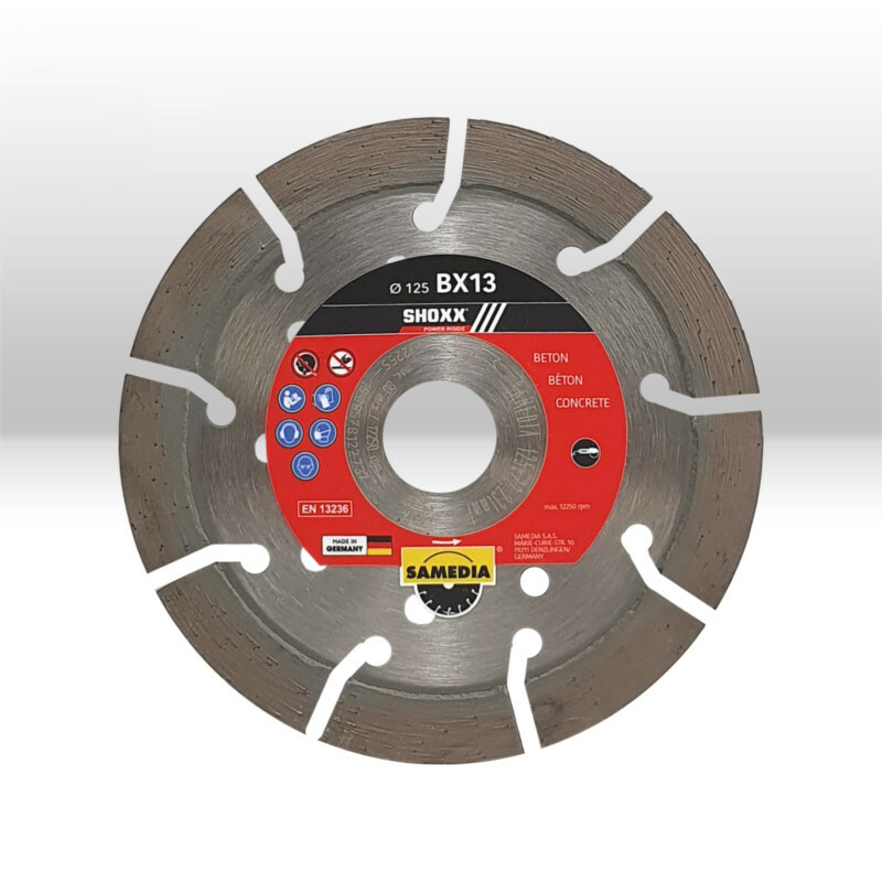 Diamant Trennscheibe Samedia Shoxx BX13 Ø 125 mm für Beton Naturstein ...