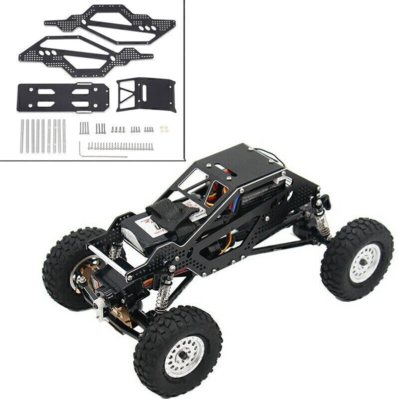 Alloy Body Shell Chassis Frame DIY Upgrade Kit for Axial SCX24 90081 1/24 RC Car