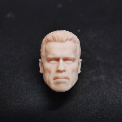1/10 Scale Elder Arnold Schwarzenegger Head Sculpt Unpainted Fit 7'' Neca Figure