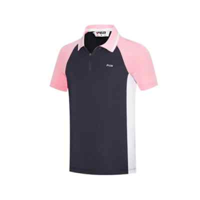 PGM Kids Fast Dry Golf Shirt Girls Short Sleeve T-shirt Children Slim Sport Tops