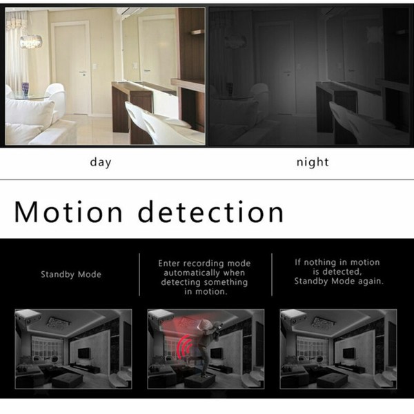 Spy Hidden Camera 1080P HD Mini IR-CUT Camcorder Night Vision Motion Detection - Image 12