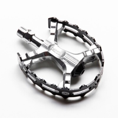 MKS XC-III Bear Trap Pedal (Silver&Black) Mikashima Industrial Pedal 9/16''