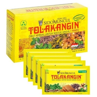 Tolak Angin – 5 Sachets 15ml – Herbes & Miel – Bien-être Digestif Naturel –