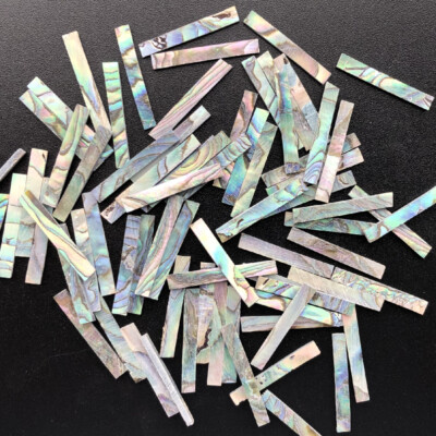 20x Abalone Shell Slice Inlay Guitar Luthier 7/8''x1/8''x1/16''(23x3x1.5mm)