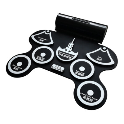 G202 Portable Digital Electronic Silicon Drum Thickened drum w/ speaker for tiro