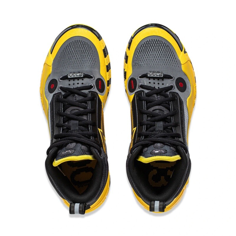 Pre-owned Li-ning Way Of Wade 10｜caution｜men's Competition Basketball Shoes Abas115-10 In Yellow