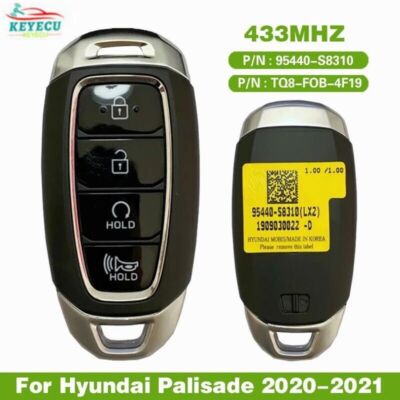 for Hyundai Palisade 2020 2021 2022Smart Remote Key Fob TQ8-FOB-4F19 95440-S8310