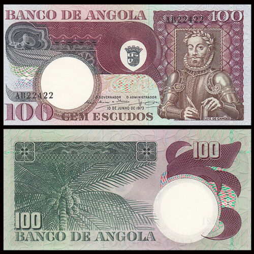 Angola 100 Escudos, 1973, P-106, UNC