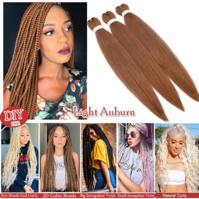 Mega Pack EZ BRAID 26'' Pre-Stretched 3X Kanekalons Braids Ombre Yaki Hair 270g