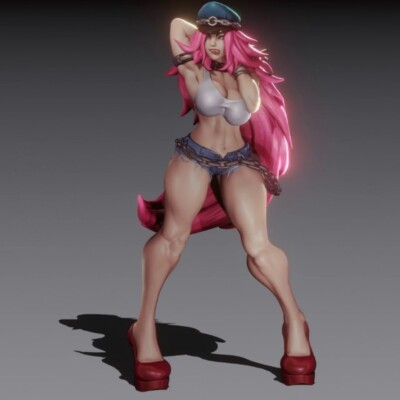 1/24 Scale 75mm Female Martial Artist Resin Figure Model Kit Unassembled