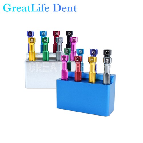 IMPLANTED MIND　エイハブ 8Pcs Implant Screw Drivers Kit Planting Abutment Hex
