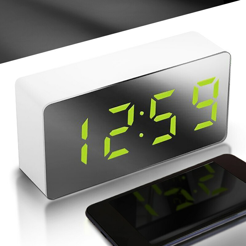 Night Light Thermometer Digital Clock With Usb&middot;charging&euro;