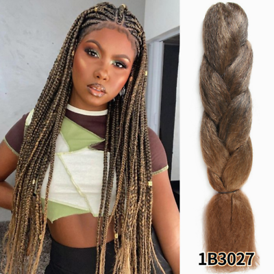 Ombre Box Braids High Temperature Fiber Crochet Twist Jumbo Braid