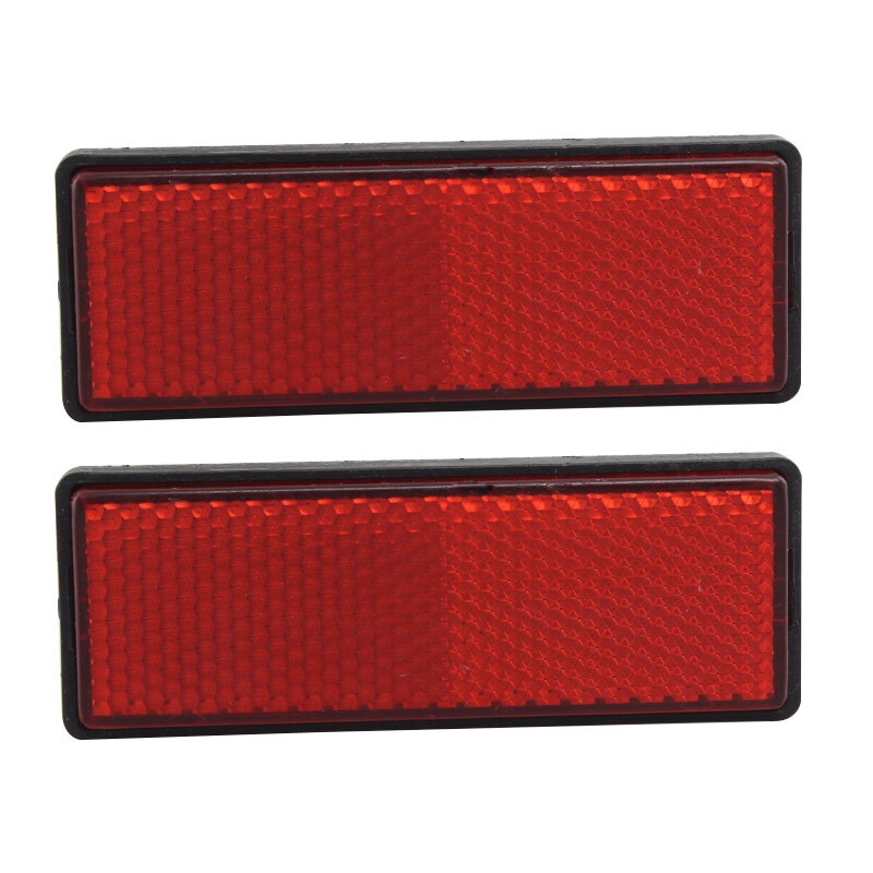 Motorcycle Red Reflector Rear Tail Brake Stop Marker Light Trailer Universal