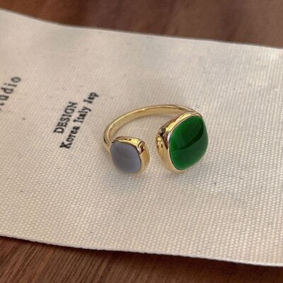 2024 Korean Women Retro Style Ring  Finger Knuckle Ring Adjustable Jewelry Gift