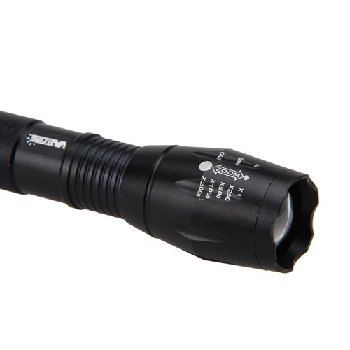 Zoom 5000LM LED Rot Licht Focus Taschenlampe Fahrradlicht 350 yard Flashlight