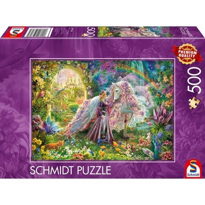 Puzzle - SCHMIDT SPIELE - Voyage de reve avec une licorne - 500 pieces - Des 12 