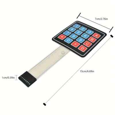 4x4 16 Key Keypad Membrane Switch Matrix Array Keyboard Arduino RaspberryPi