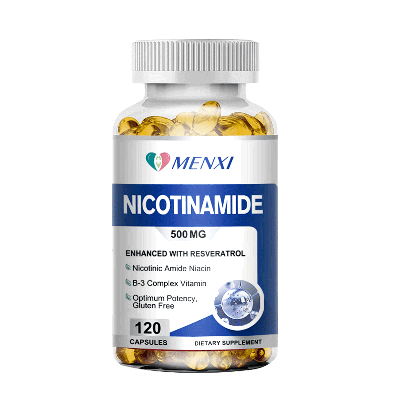 Nicotinamide Resveratrol 500MG, Anti-aging NAD Supplement 120 Capsules US