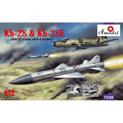AMODEL 72288 Kh-28 & Kh-28E rockets Scale 1/72 - Plastic model kit
