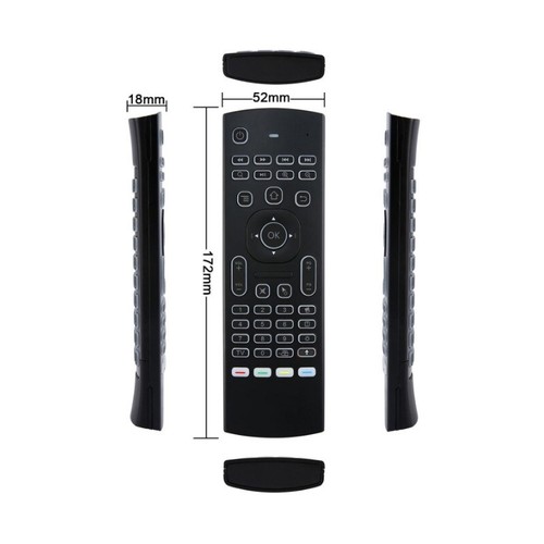 MX3 Voice Keyboard Remote Air Mouse Google Control for Smart Android TV Box PS4