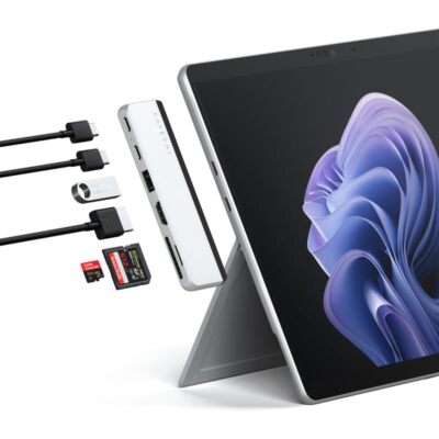 Dual USB-C hub for Surface Pro 9, Microsoft Surface Pro 9 Docking Station wit...
