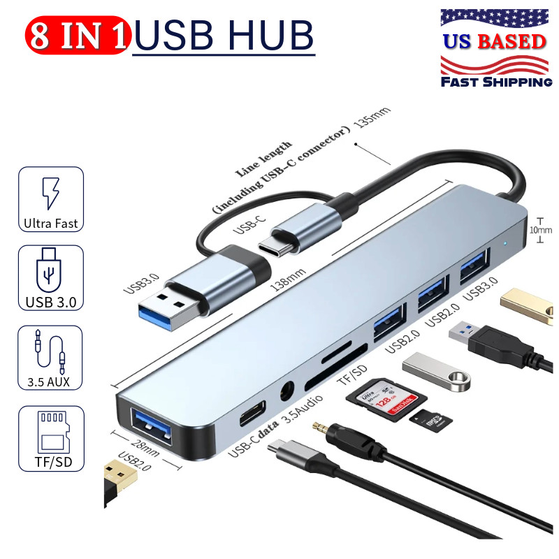 UBS HUB/ TYPE C A Adapter / Windows / Laptop
