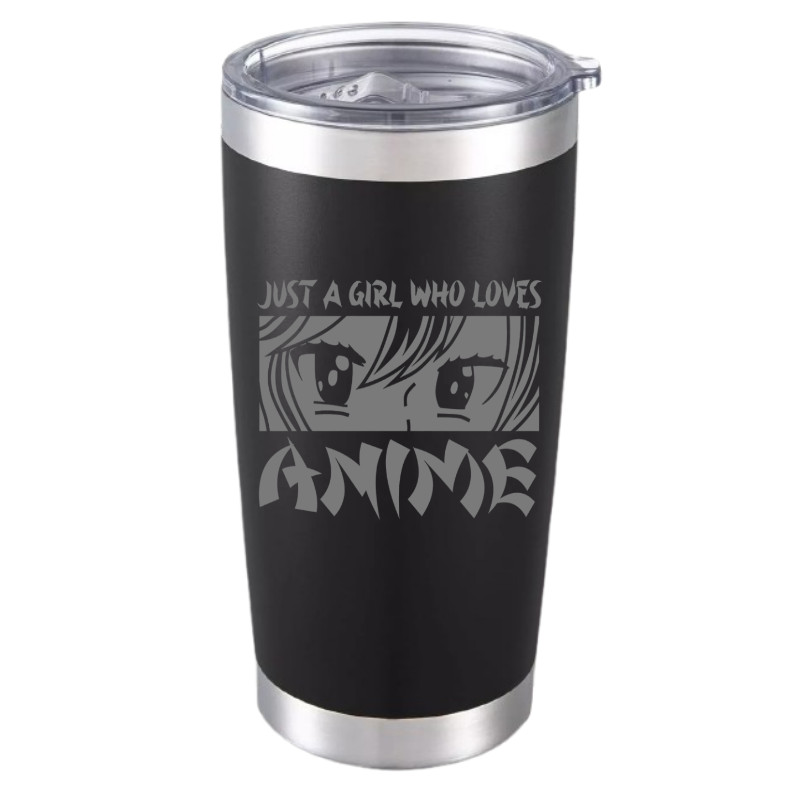 20oz Engraved Just a Girl Who Loves Anime Tumbler Ideal