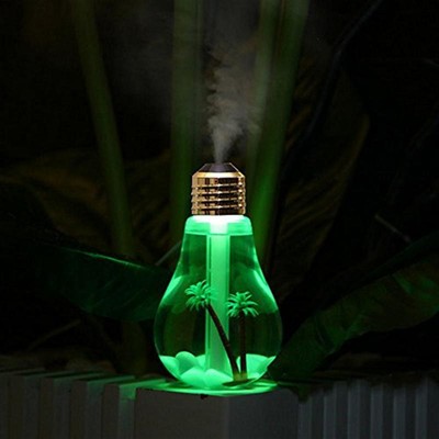 Humidifier LED Night Light Diffuser Bottle Bulb Lamp Ultrasonic For Kids Bedroom