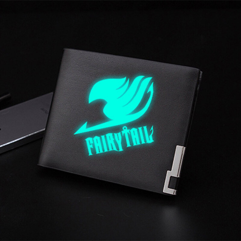 New Anime Fairy Tail Logo High Quanlity Pu Leather Luminous Wallet Ebay